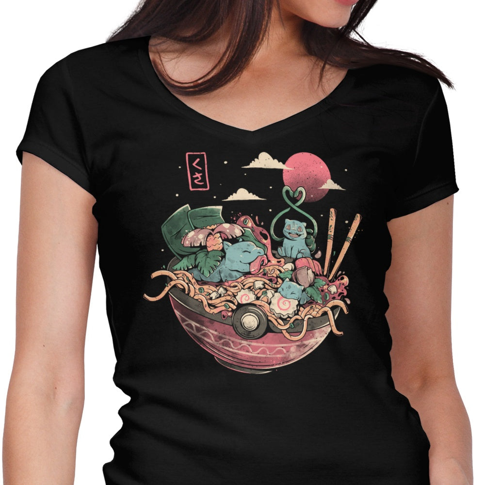 Grass Bowl Women's V-Neck - Adult & Kids T-Shirts, Sweatshirts & Hoodies apparel design preview 1