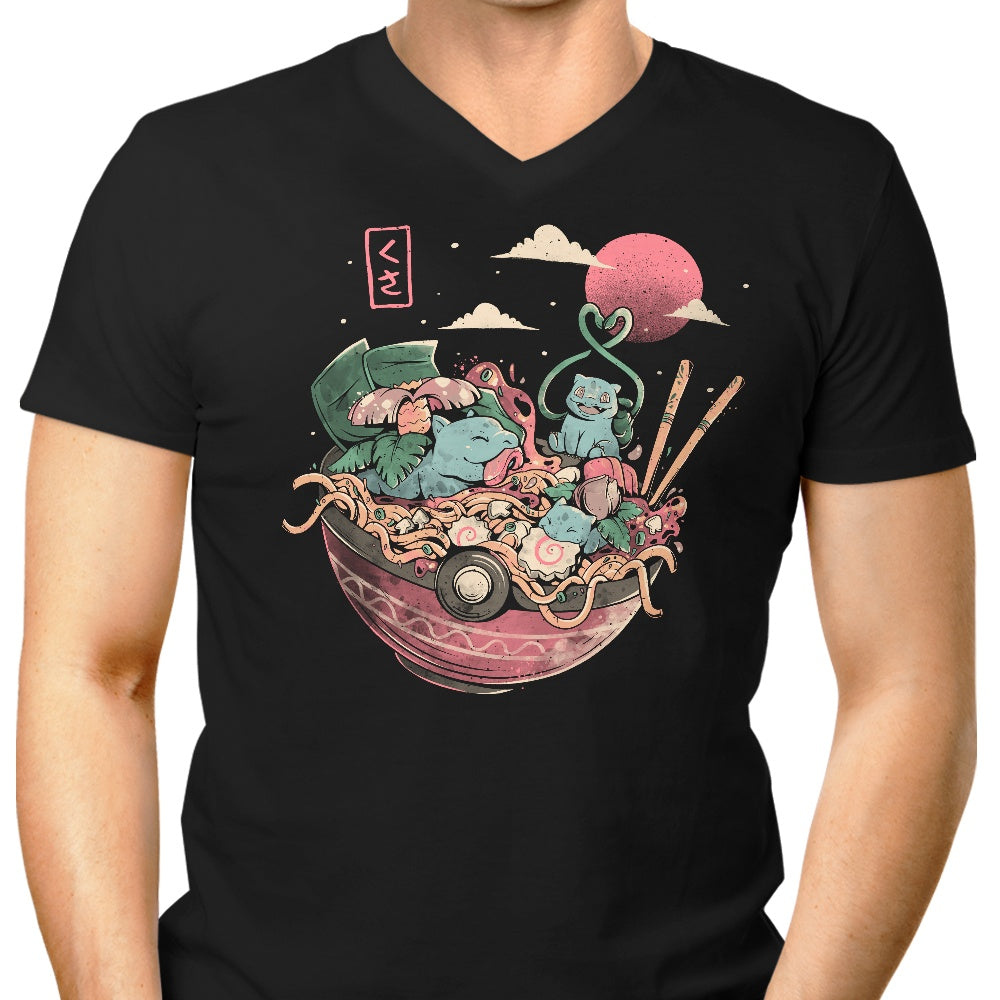 Grass Bowl Men's V-Neck - Adult & Kids T-Shirts, Sweatshirts & Hoodies apparel design preview 1