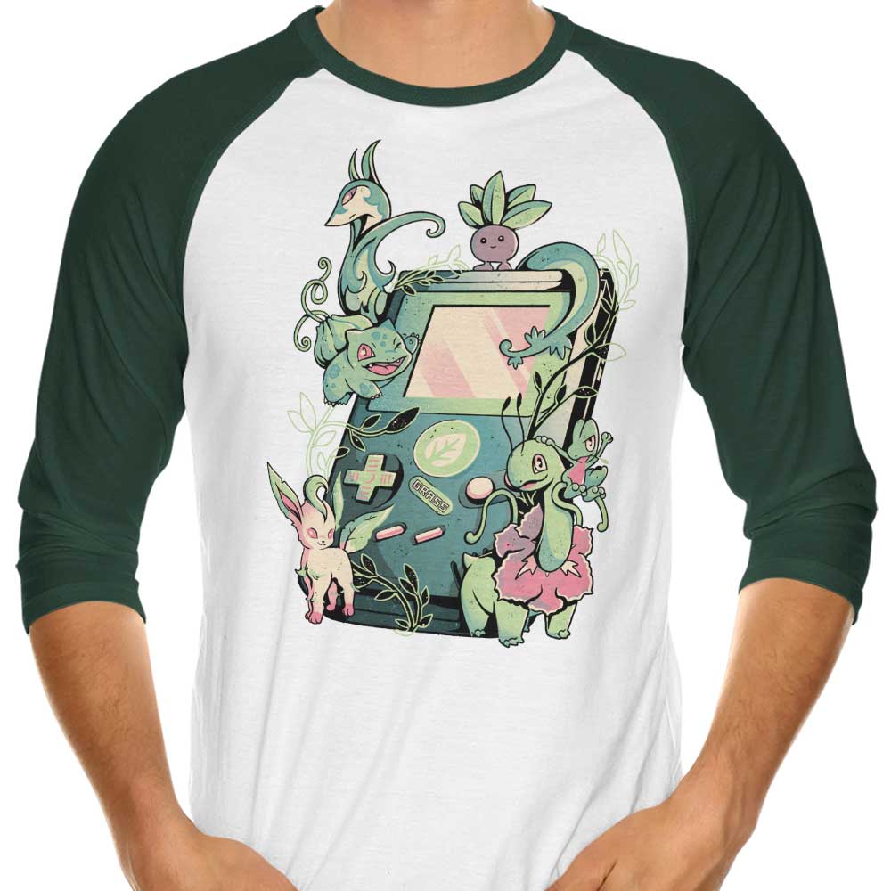 Grass Game 3/4 Sleeve Raglan - Adult & Kids T-Shirts, Sweatshirts & Hoodies apparel design preview 1