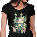 Grass Game Women's V-Neck - Adult & Kids T-Shirts, Sweatshirts & Hoodies apparel design preview 1
