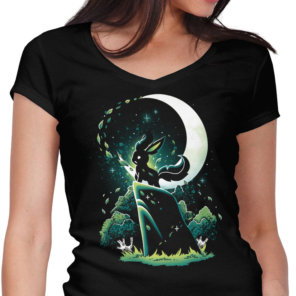 Grass Magic Women's V-Neck - Adult & Kids T-Shirts, Sweatshirts & Hoodies apparel design preview 1