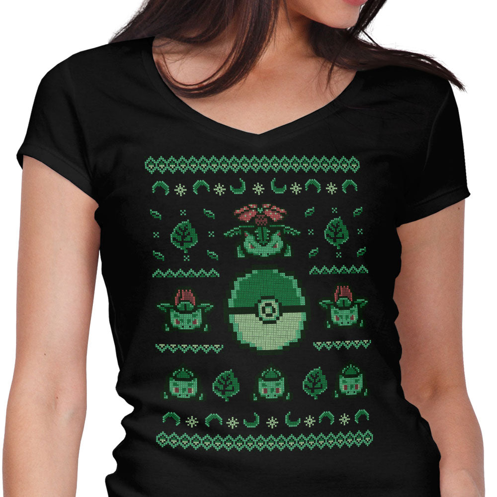 Grass Trainer Sweater Women's V-Neck - Adult & Kids T-Shirts, Sweatshirts & Hoodies apparel design preview 1
