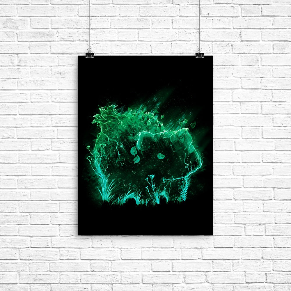 Grass Type Poster - Adult & Kids T-Shirts, Sweatshirts & Hoodies apparel design preview 1