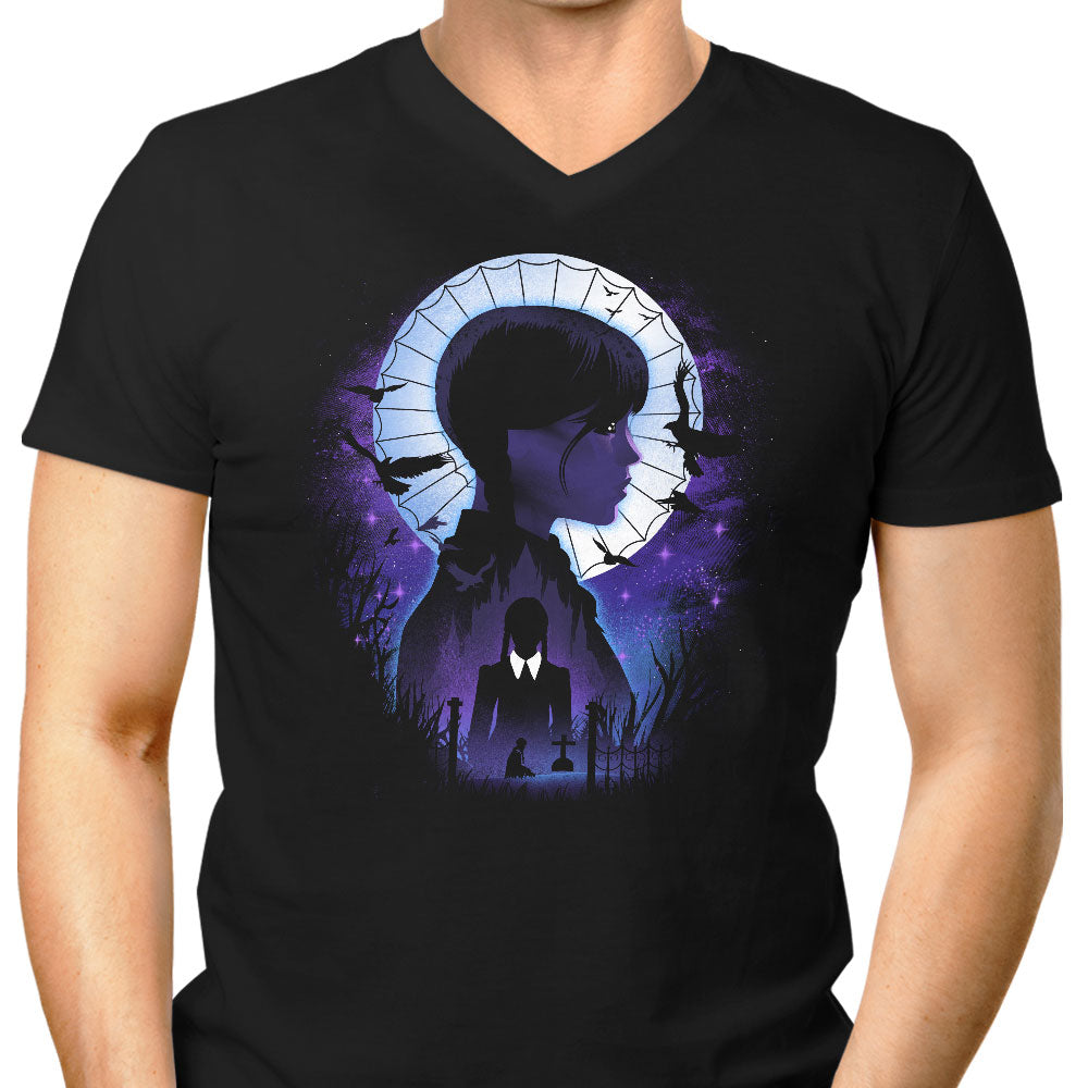 Grave Reflections Men's V-Neck - Adult & Kids T-Shirts, Sweatshirts & Hoodies apparel design preview 1