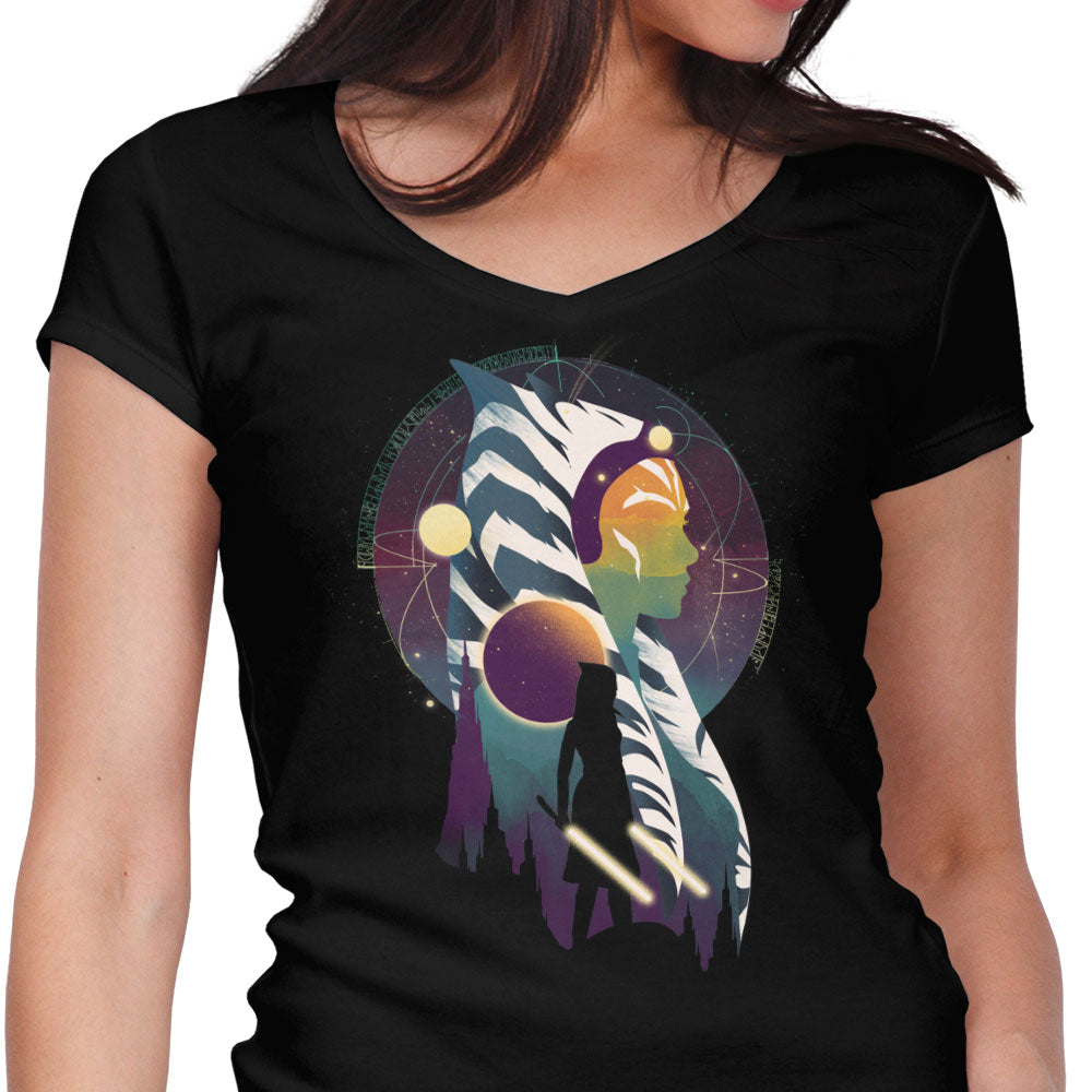 Gray Dawn Women's V-Neck - Adult & Kids T-Shirts, Sweatshirts & Hoodies apparel design preview 1