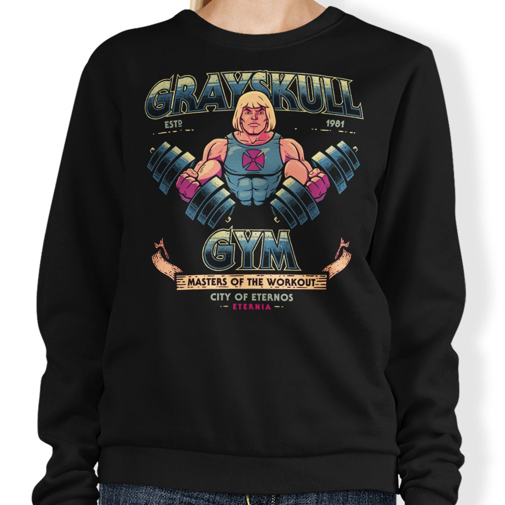 Grayskull Gym - Adult & Kids T-Shirts, Sweatshirts & Hoodies apparel design preview 1