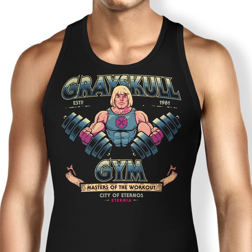 Grayskull Gym Tank Top - Adult & Kids T-Shirts, Sweatshirts & Hoodies apparel design preview 1