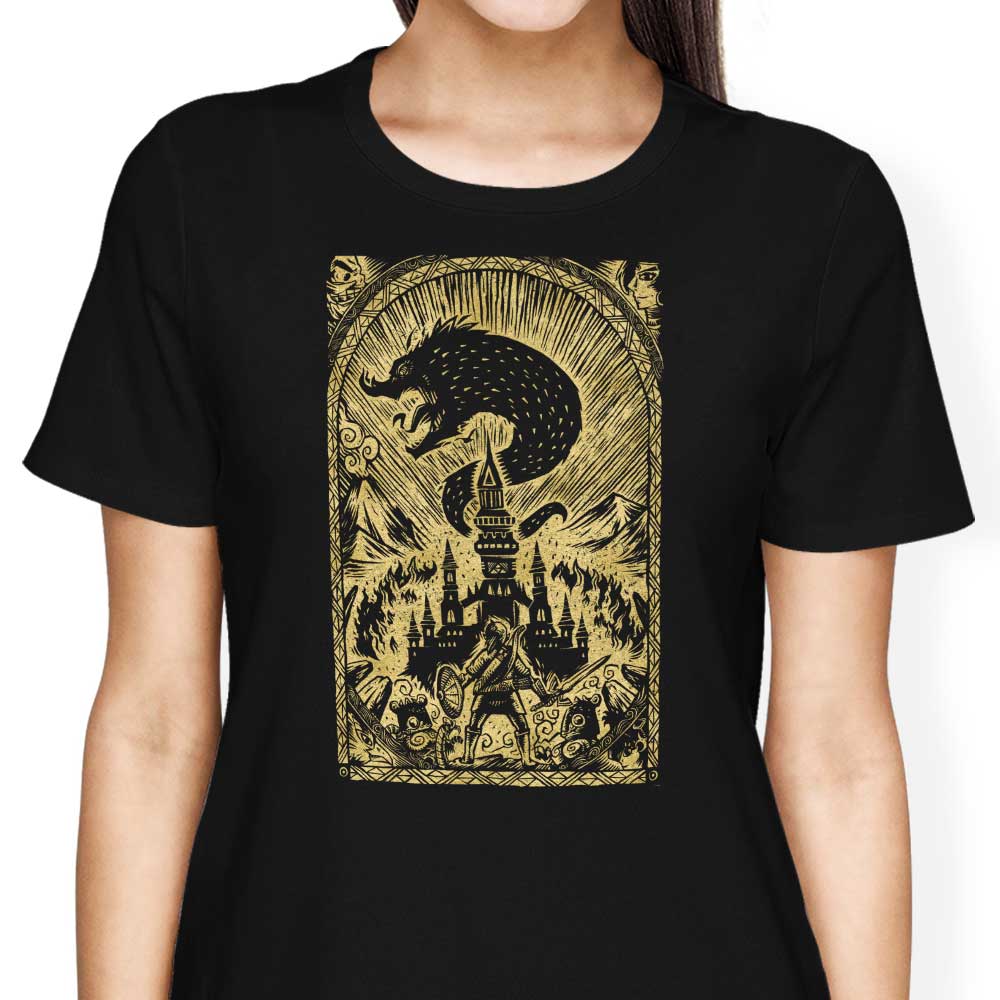 Great Cataclysm (Gold) Women's Apparel - Adult & Kids T-Shirts, Sweatshirts & Hoodies apparel design preview 2
