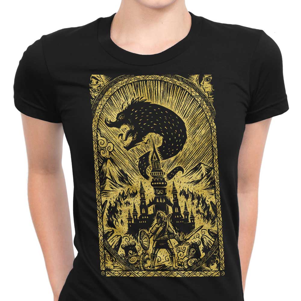 Great Cataclysm (Gold) Women's Apparel - Adult & Kids T-Shirts, Sweatshirts & Hoodies apparel design preview 1