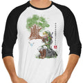 Great Deku Watercolor 3/4 Sleeve Raglan - Adult & Kids T-Shirts, Sweatshirts & Hoodies apparel design preview 1