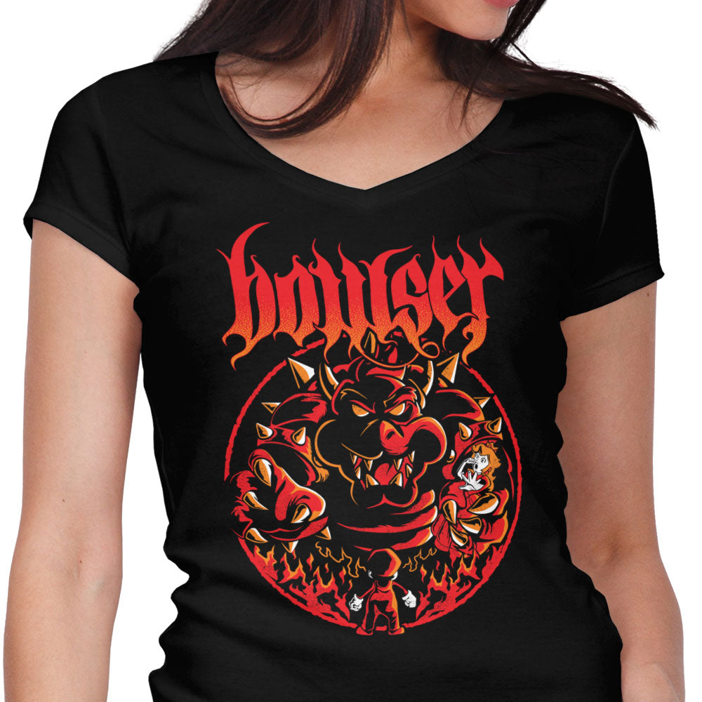 Great Demon Turtle Women's V-Neck - Adult & Kids T-Shirts, Sweatshirts & Hoodies apparel design preview 1