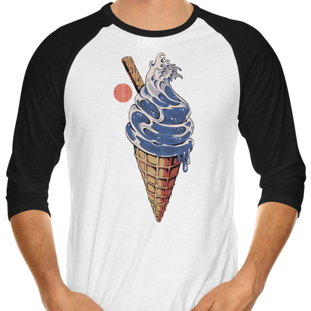 Great Ice Cream 3/4 Sleeve Raglan - Adult & Kids T-Shirts, Sweatshirts & Hoodies apparel design preview 1
