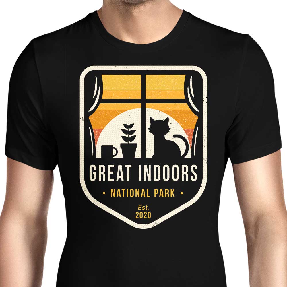 Great Indoors National Park Men's Apparel - Adult & Kids T-Shirts, Sweatshirts & Hoodies apparel design preview 1