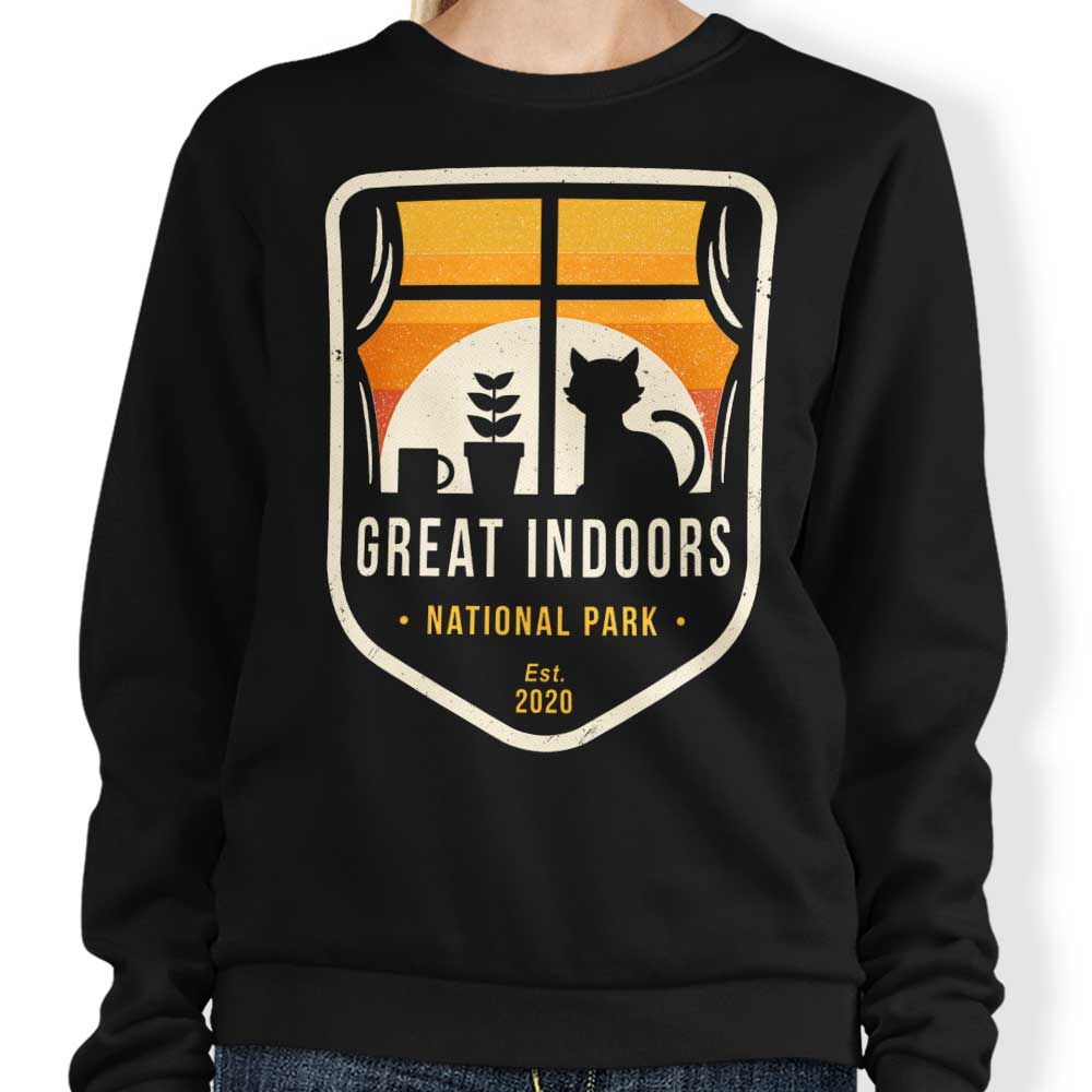 Great Indoors National Park - Adult & Kids T-Shirts, Sweatshirts & Hoodies apparel design preview 1