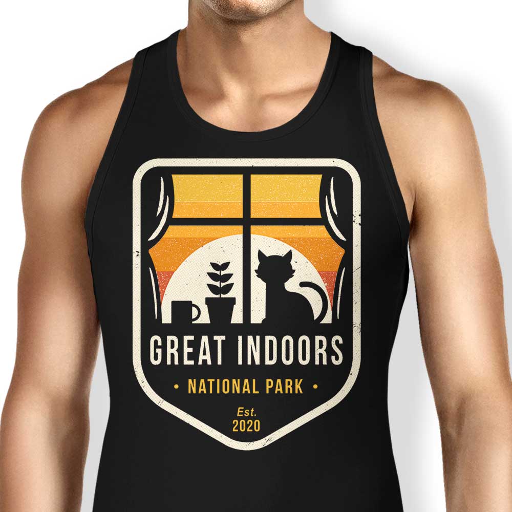 Great Indoors National Park Tank Top - Adult & Kids T-Shirts, Sweatshirts & Hoodies apparel design preview 1