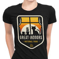 Great Indoors National Park Women's Apparel - Adult & Kids T-Shirts, Sweatshirts & Hoodies apparel design preview 1