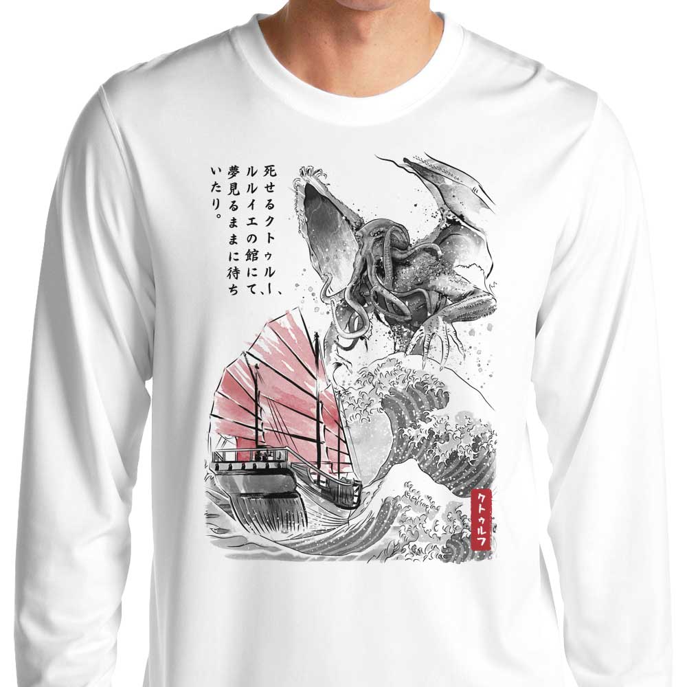 Great Old One Sumi-e - Adult & Kids T-Shirts, Sweatshirts & Hoodies apparel design preview 1