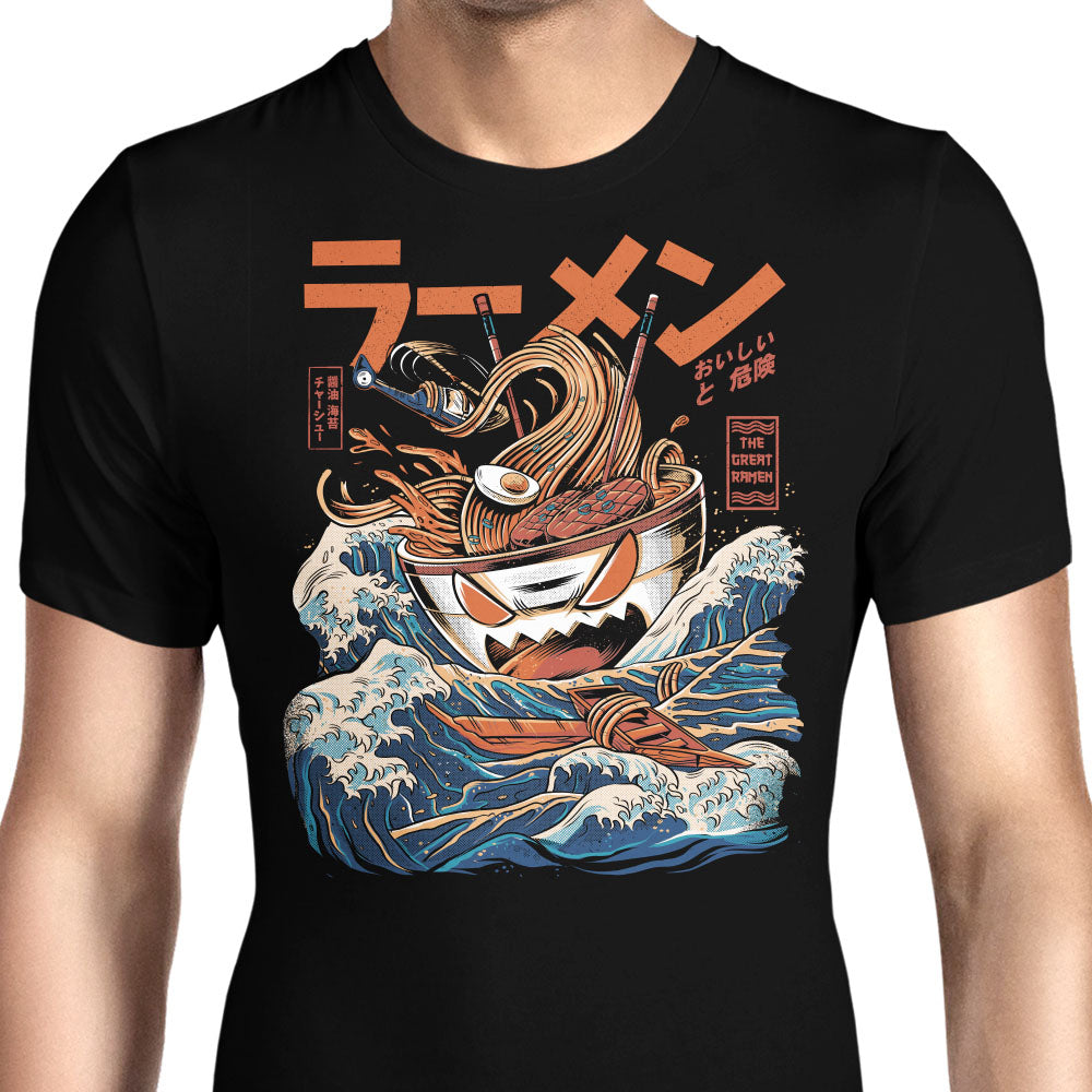 Great Ramen Off Kanagawa (Alt) Men's Apparel - Adult & Kids T-Shirts, Sweatshirts & Hoodies apparel design preview 1