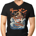 Great Ramen Off Kanagawa (Alt) Men's V-Neck - Adult & Kids T-Shirts, Sweatshirts & Hoodies apparel design preview 1