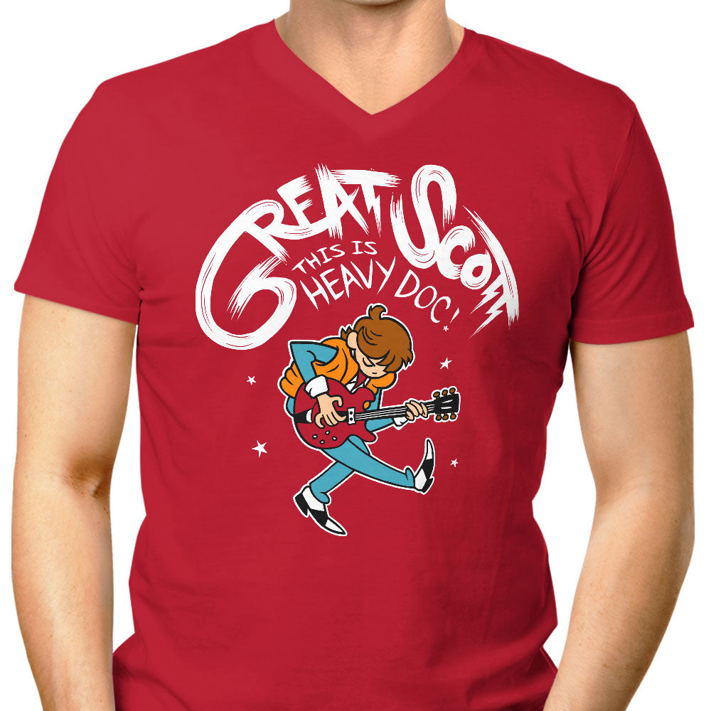 Great Scott! Men's V-Neck - Adult & Kids T-Shirts, Sweatshirts & Hoodies apparel design preview 1