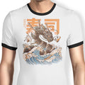 Great Sushi Dragon Ringer - Adult & Kids T-Shirts, Sweatshirts & Hoodies apparel design preview 1