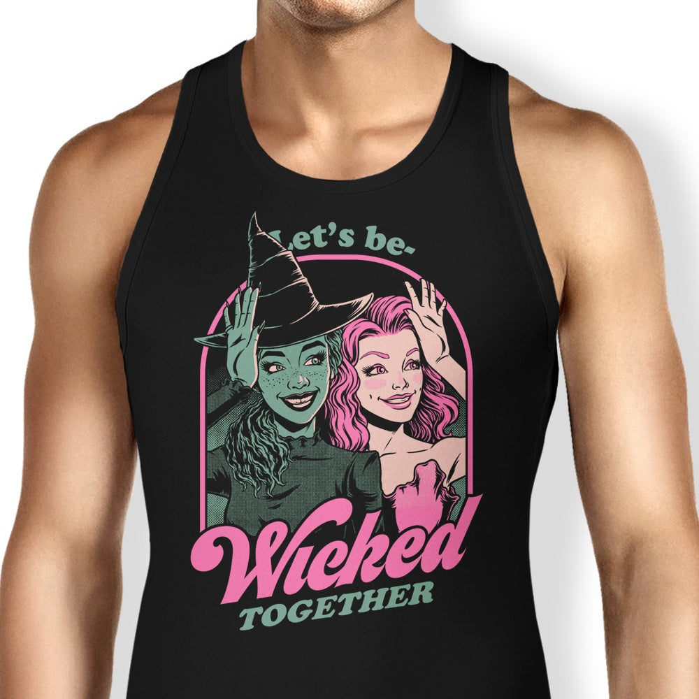 Green and Pink Witches Tank Top - Adult & Kids T-Shirts, Sweatshirts & Hoodies apparel design preview 1