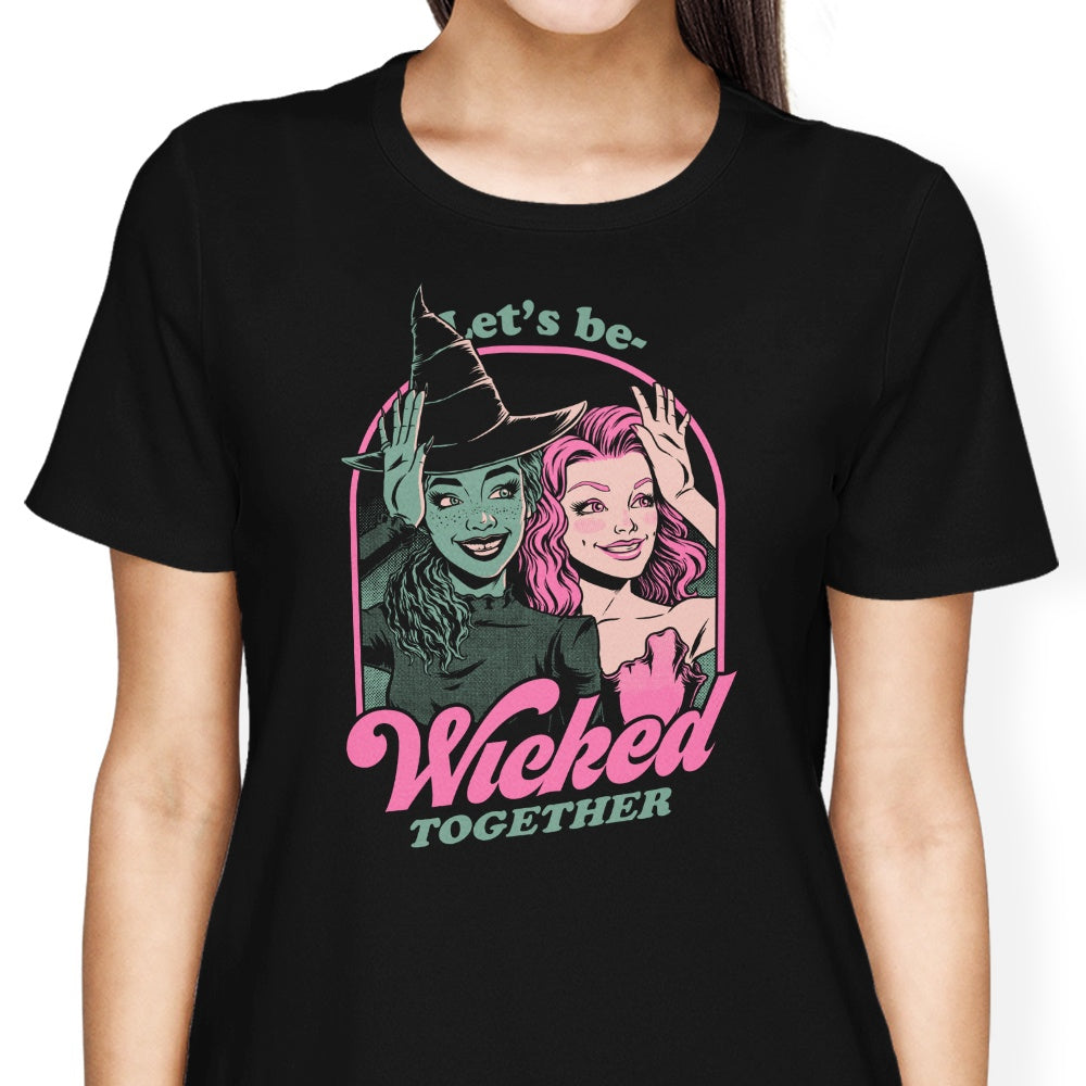 Green and Pink Witches Women's Apparel - Adult & Kids T-Shirts, Sweatshirts & Hoodies apparel design preview 1