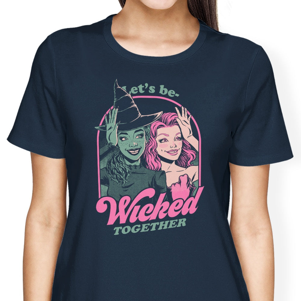 Green and Pink Witches Women's Apparel - Adult & Kids T-Shirts, Sweatshirts & Hoodies apparel design preview 2