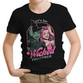 Green and Pink Witches Youth Apparel - Adult & Kids T-Shirts, Sweatshirts & Hoodies apparel design preview 1