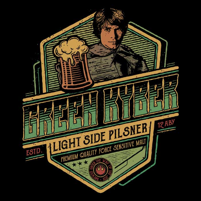 Green Kyber Pilsner Women's Apparel - Adult & Kids T-Shirts, Sweatshirts & Hoodies apparel design preview 2