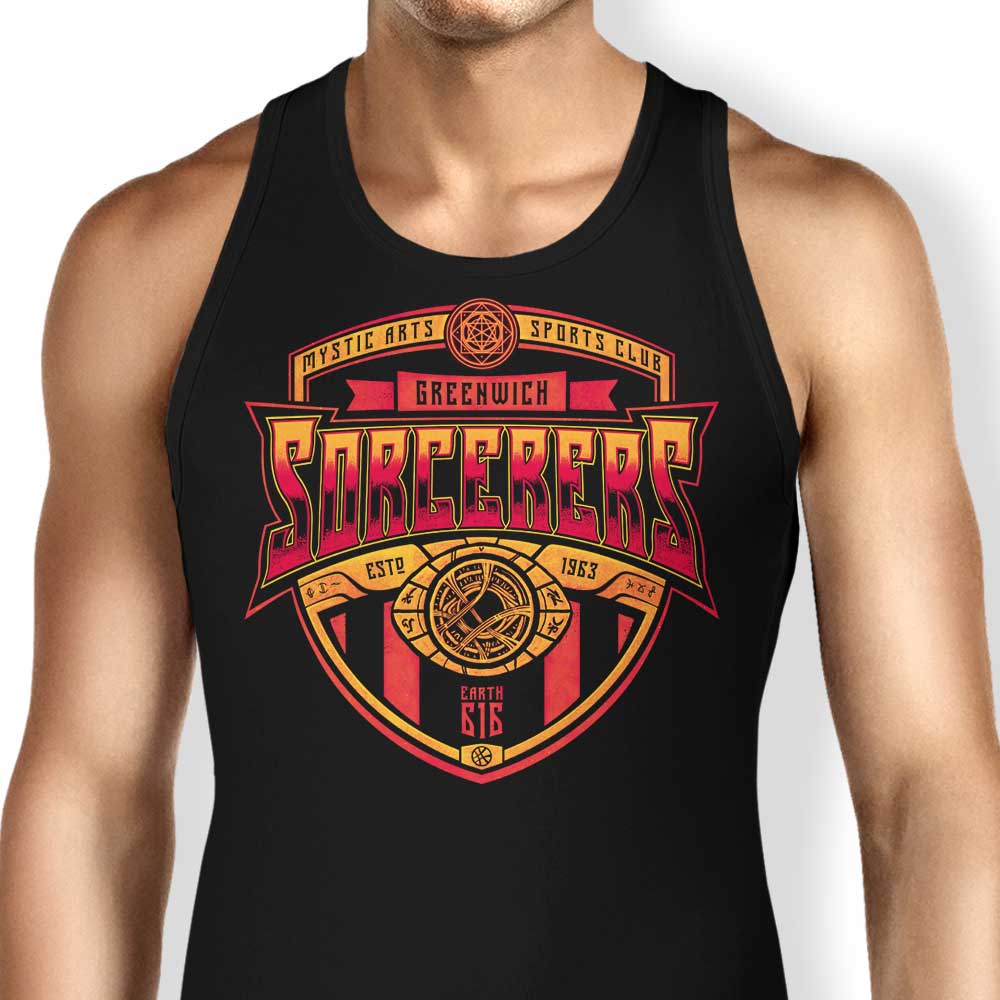 Greenwich Sorcerers Tank Top - Adult & Kids T-Shirts, Sweatshirts & Hoodies apparel design preview 1