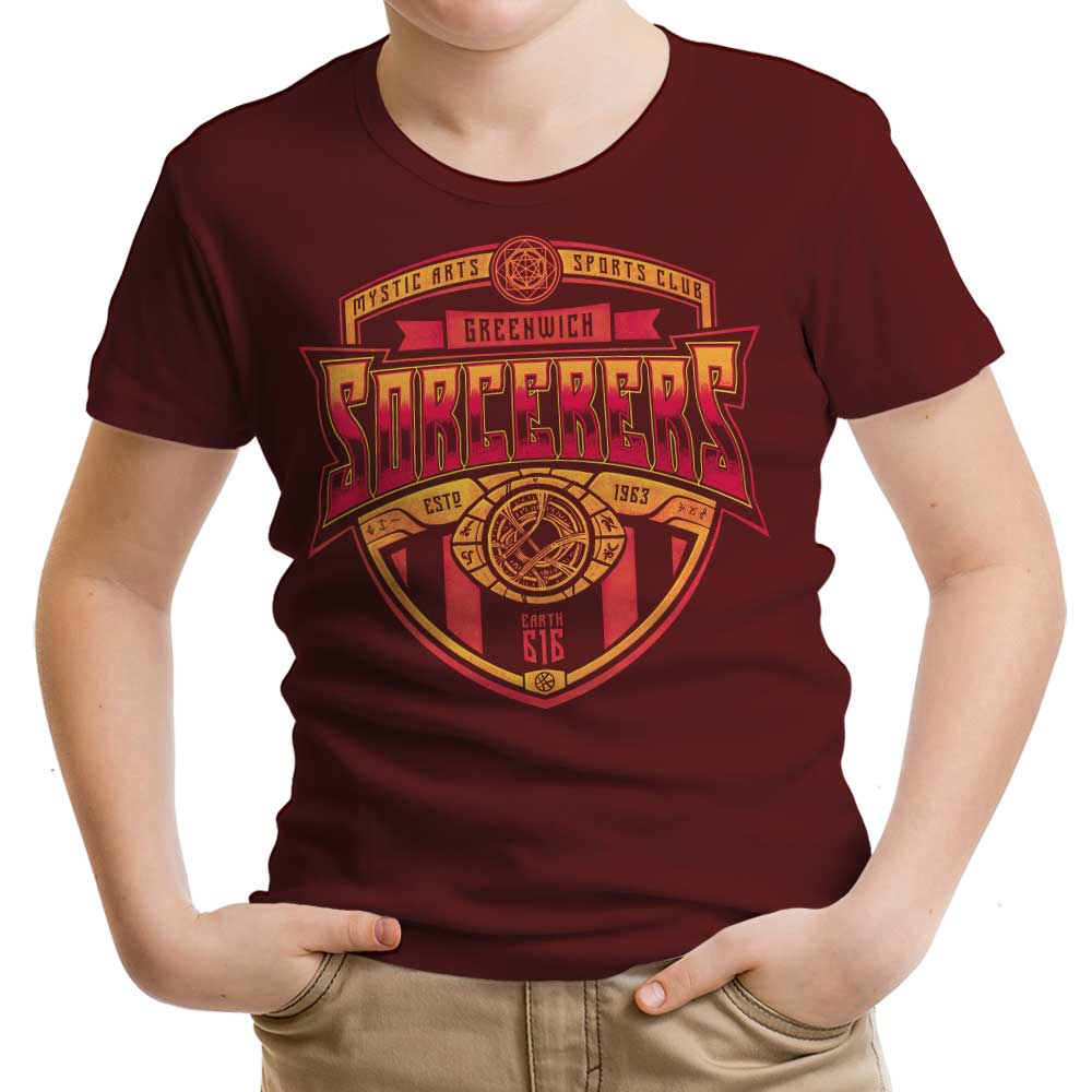 Greenwich Sorcerers Youth Apparel - Adult & Kids T-Shirts, Sweatshirts & Hoodies apparel design preview 1