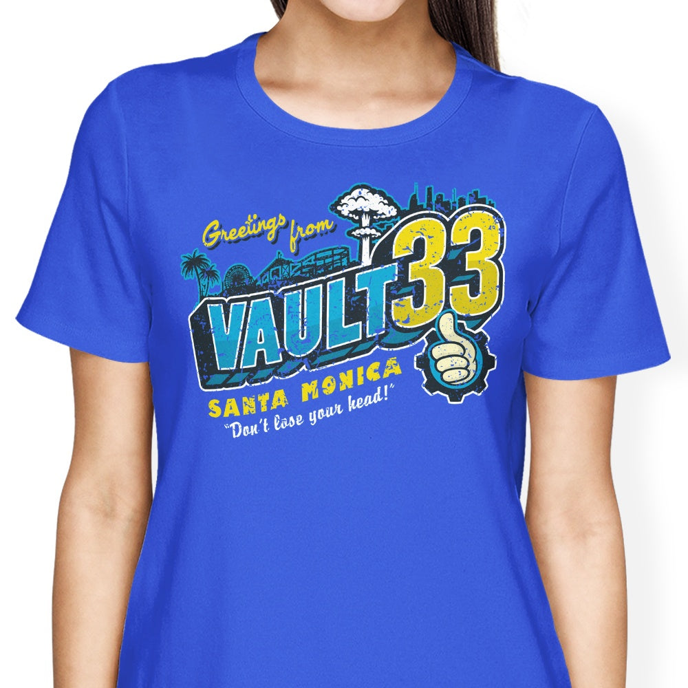 Greetings from 33 Women's Apparel - Adult & Kids T-Shirts, Sweatshirts & Hoodies apparel design preview 1