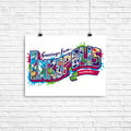 Greetings From Inkopolis Poster - Adult & Kids T-Shirts, Sweatshirts & Hoodies apparel design preview 1