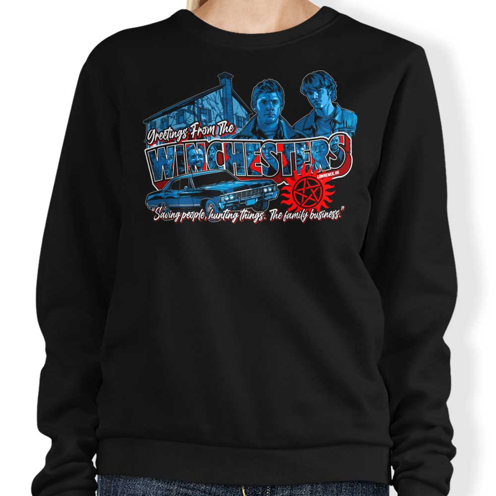 Greetings from Lawrence - Adult & Kids T-Shirts, Sweatshirts & Hoodies apparel design preview 1