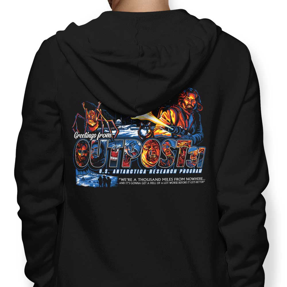 Greetings from Outpost 31 - Adult & Kids T-Shirts, Sweatshirts & Hoodies apparel design preview 1
