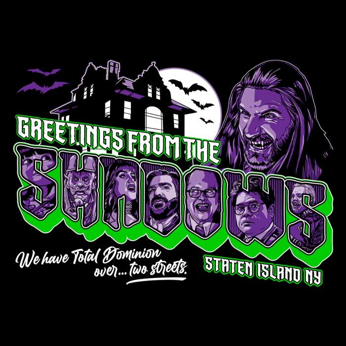 Greetings from the Shadows Men's Apparel - Adult & Kids T-Shirts, Sweatshirts & Hoodies apparel design preview 2