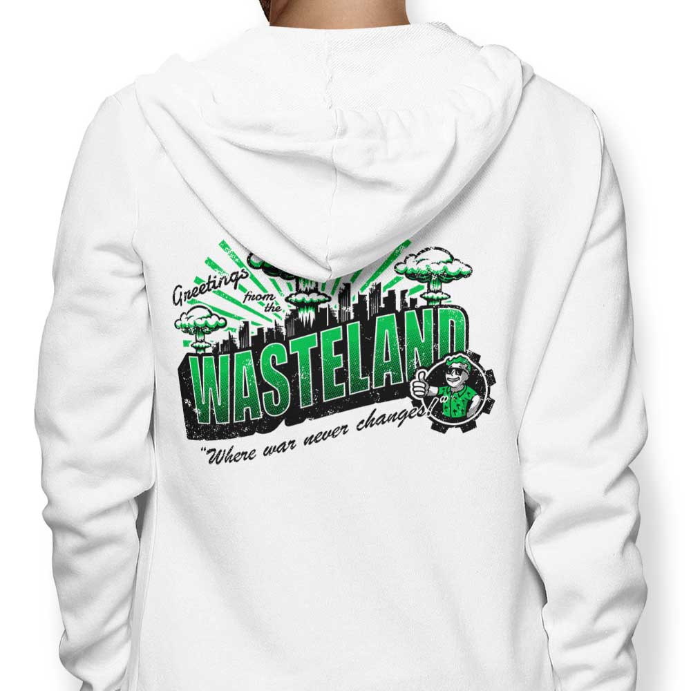 Greetings from the Wasteland - Adult & Kids T-Shirts, Sweatshirts & Hoodies apparel design preview 1
