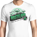 Greetings from the Wasteland Men's Apparel - Adult & Kids T-Shirts, Sweatshirts & Hoodies apparel design preview 1