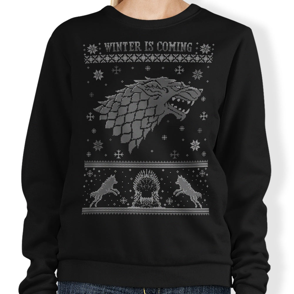 Grey Wolf Sweater - Adult & Kids T-Shirts, Sweatshirts & Hoodies apparel design preview 1