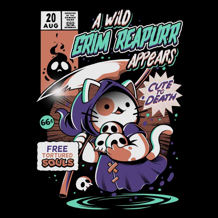 Grim Reapurr Men's Apparel - Adult & Kids T-Shirts, Sweatshirts & Hoodies apparel design preview 2