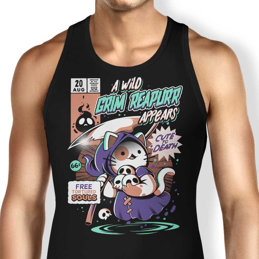 Grim Reapurr Tank Top - Adult & Kids T-Shirts, Sweatshirts & Hoodies apparel design preview 1