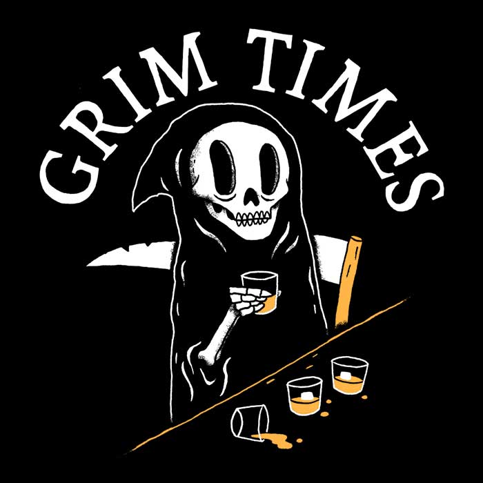 Grim Times Men's Apparel - Adult & Kids T-Shirts, Sweatshirts & Hoodies apparel design preview 2