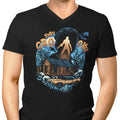 Groovy Cabin Men's V-Neck - Adult & Kids T-Shirts, Sweatshirts & Hoodies apparel design preview 1