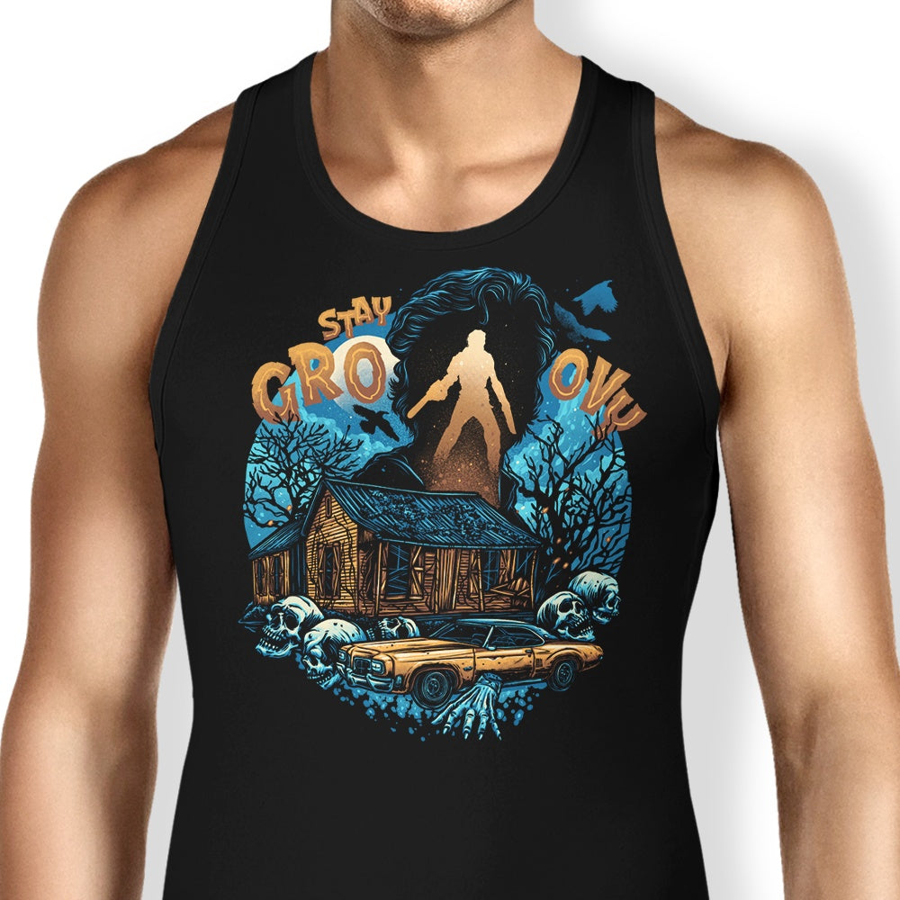 Groovy Cabin Tank Top - Adult & Kids T-Shirts, Sweatshirts & Hoodies apparel design preview 1