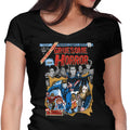 Gruesome Horror Women's V-Neck - Adult & Kids T-Shirts, Sweatshirts & Hoodies apparel design preview 1