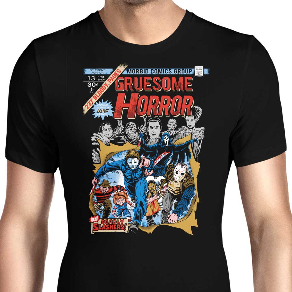 Gruesome Horror Men's Apparel - Adult & Kids T-Shirts, Sweatshirts & Hoodies apparel design preview 1