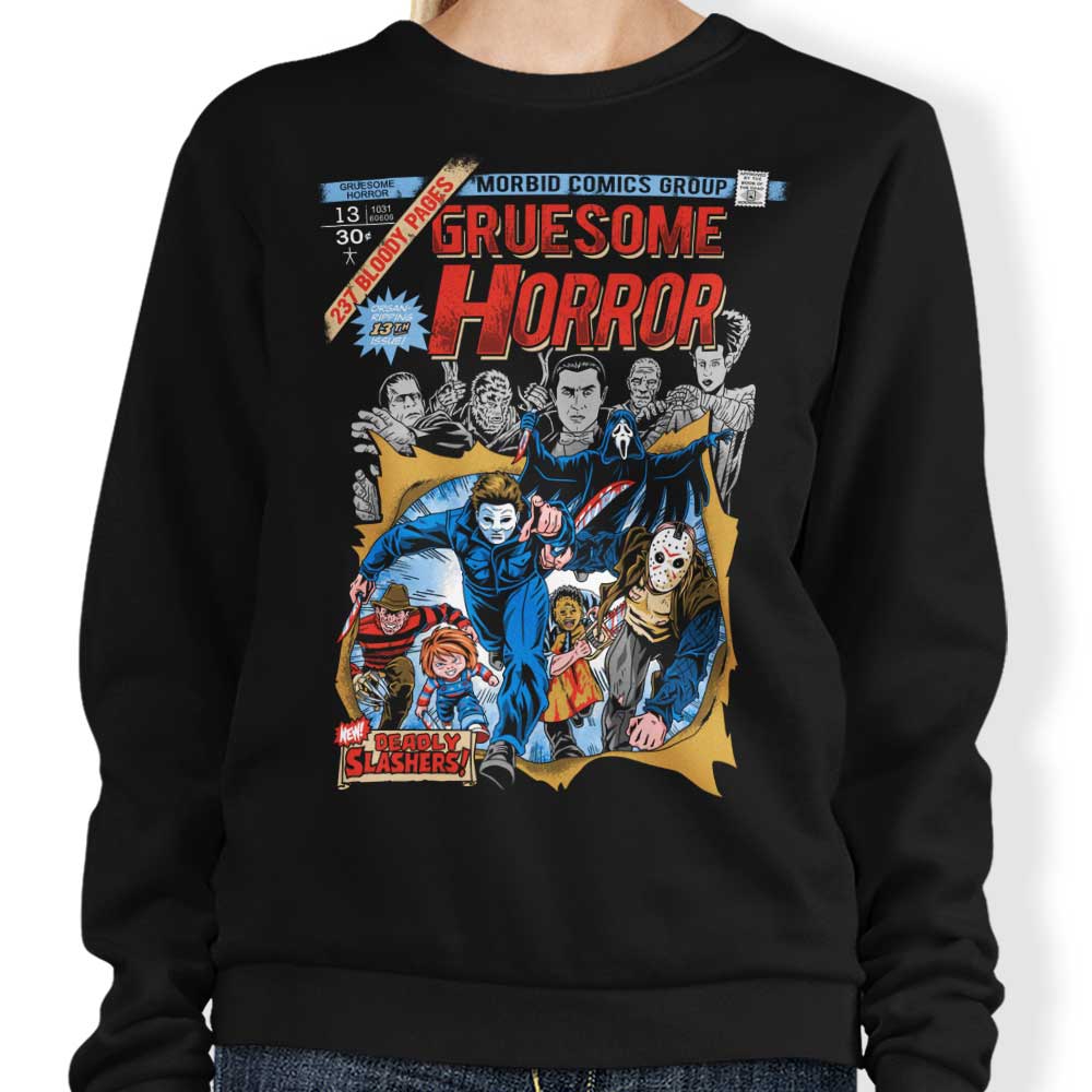 Gruesome Horror - Adult & Kids T-Shirts, Sweatshirts & Hoodies apparel design preview 1