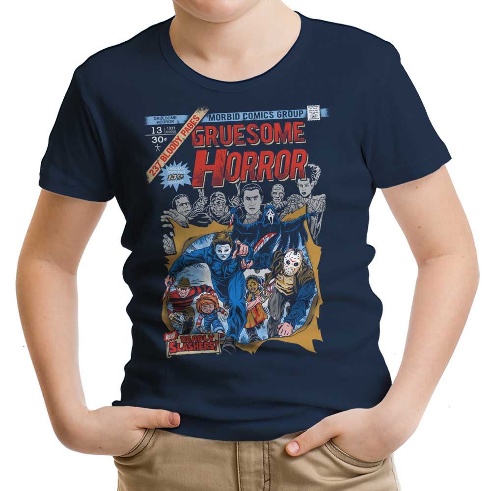 Gruesome Horror Youth Apparel - Adult & Kids T-Shirts, Sweatshirts & Hoodies apparel design preview 2