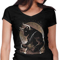 Guardian of the Labyrinth Women's V-Neck - Adult & Kids T-Shirts, Sweatshirts & Hoodies apparel design preview 1